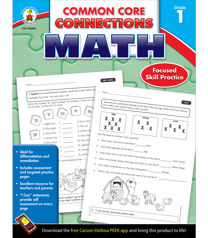 Common Core Connections Math Grade 1